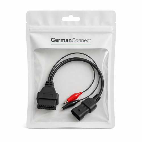 3-pin to 16-pin OBD-II Adapter (Older Fiat / Alfa Romeo)