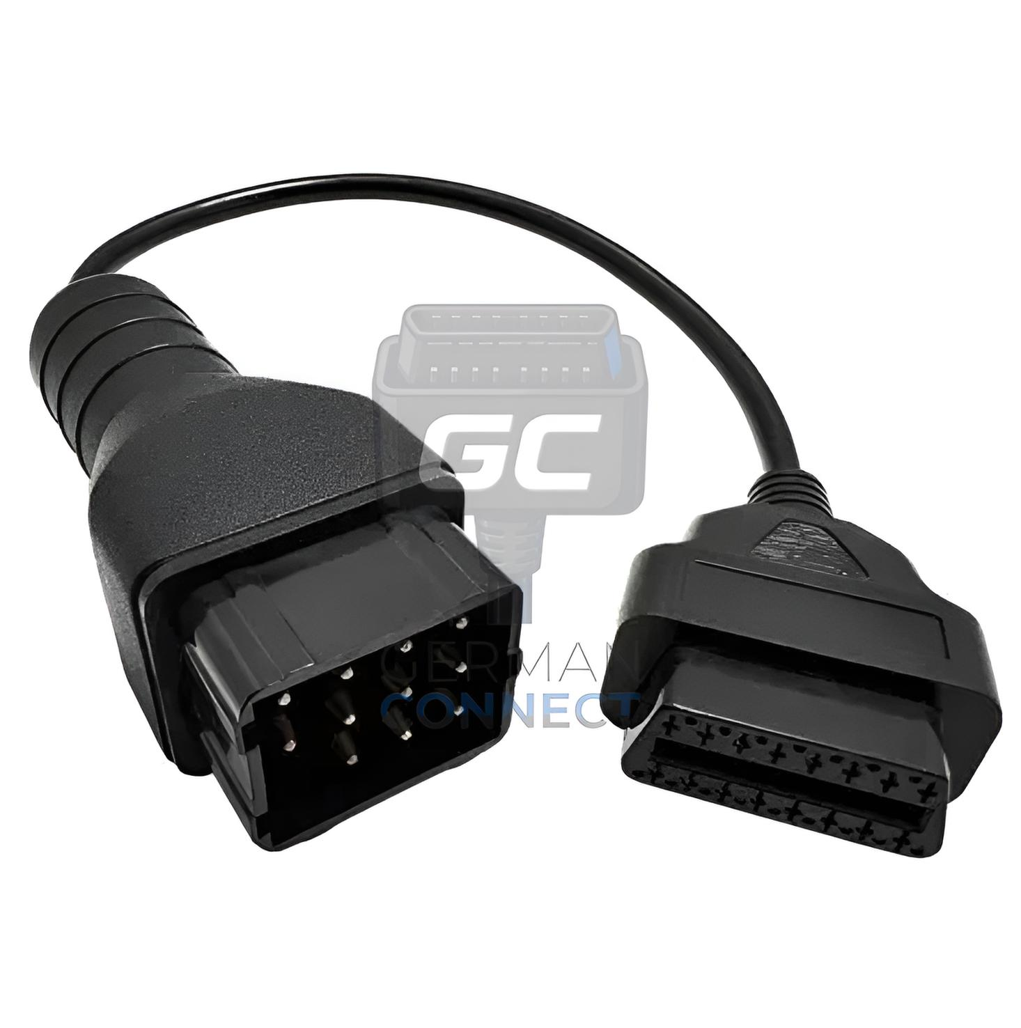 Adaptateur 12-pin vers 16 OBD-II (Renault - modèles anciens)