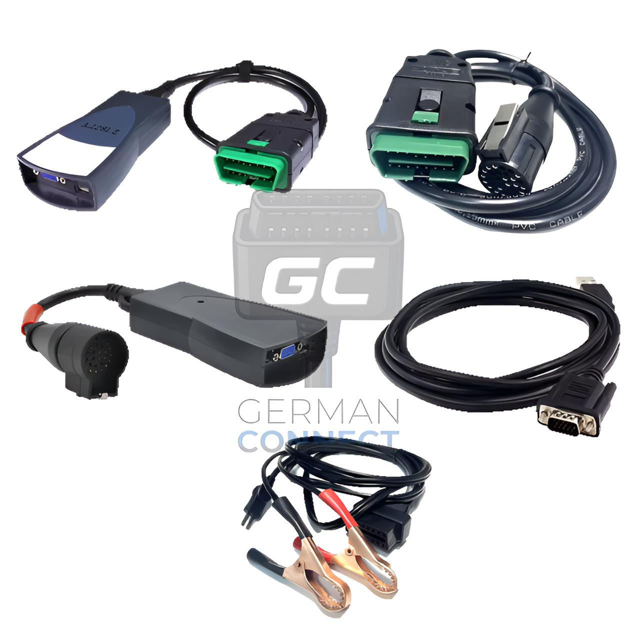 Cable & interface PP2000 Lexia 3 vers OBD-II Full Chip (PSA anciens)