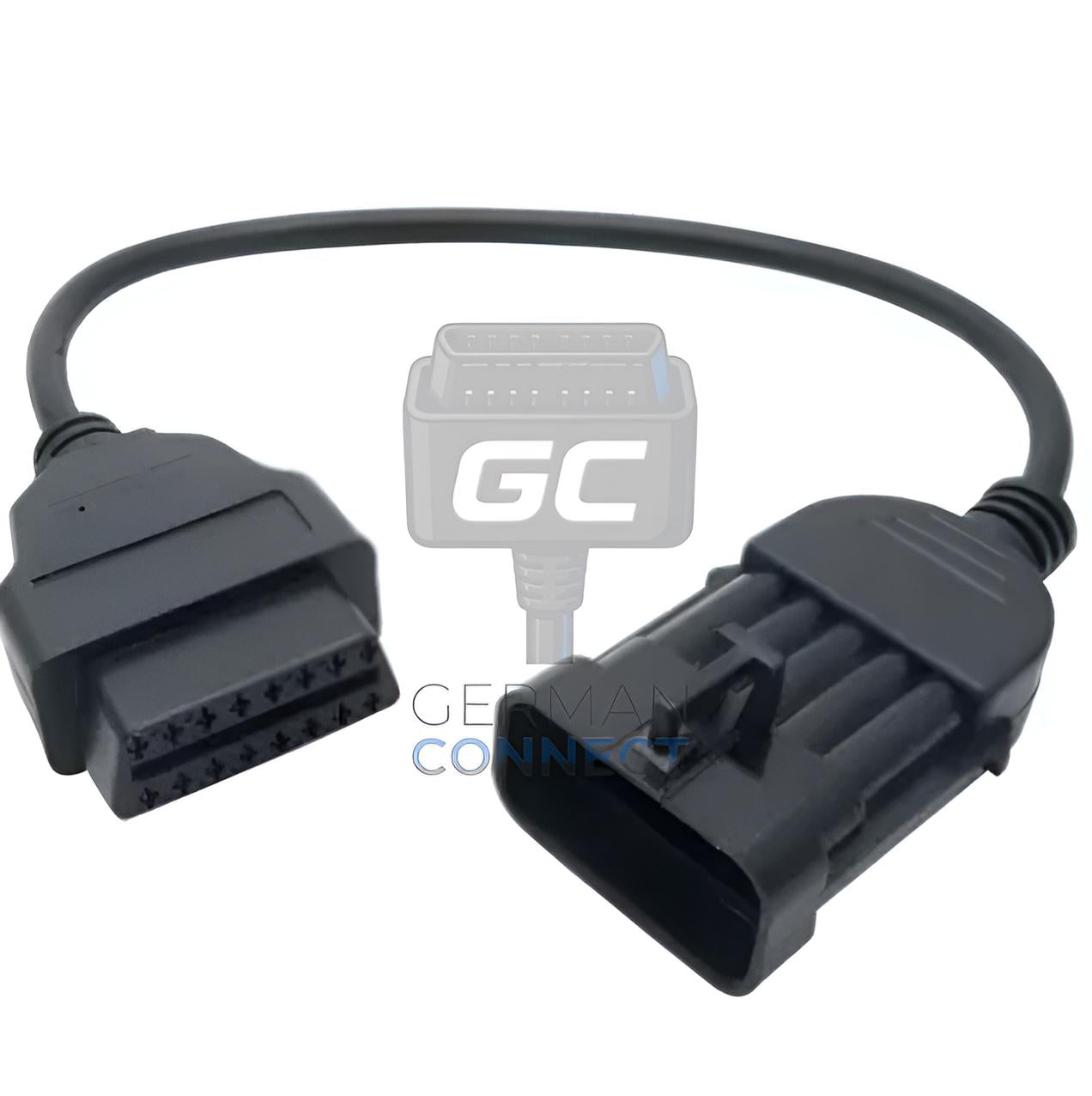 Adaptateur 10-pin vers 16 OBD-II (Opel - modèles anciens)