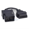 Adaptateur DLC1 17-pin vers 16 OBD-II (Toyota / Lexus - modèles anciens)