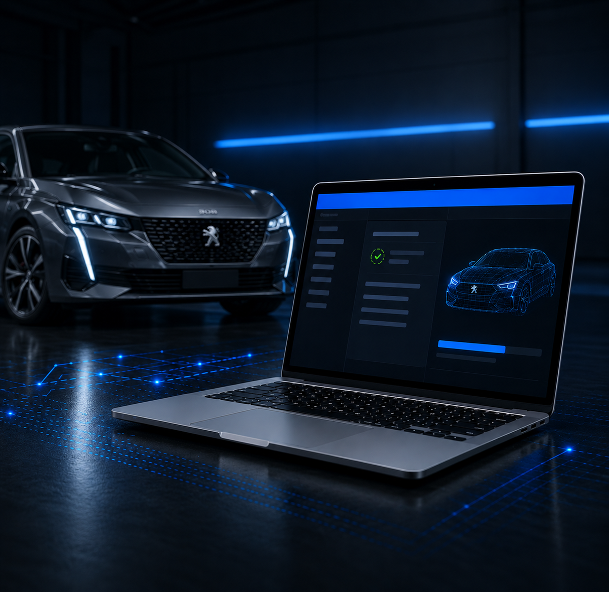 Installation logiciels à distance (Peugeot-Citroën)
